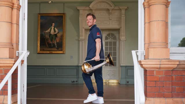 After four years work, Morgan walked away with one-day cricket's biggest trophy.