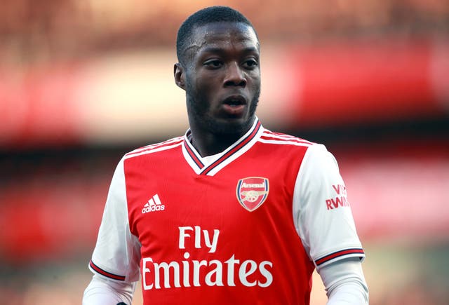 Nicolas Pepe has struggled at time since his move from Ligue 1 last summer.