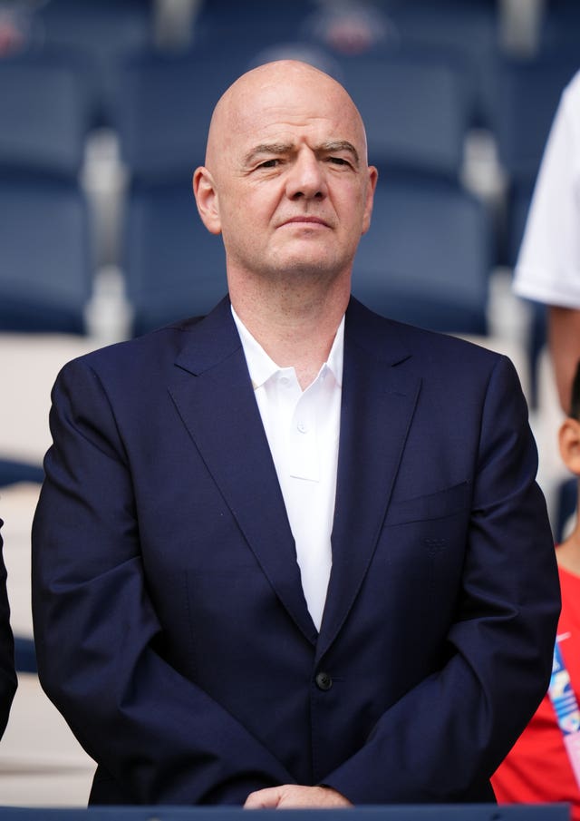 FIFA president Gianni Infantino pictured at the 2024 Paris Olympics 