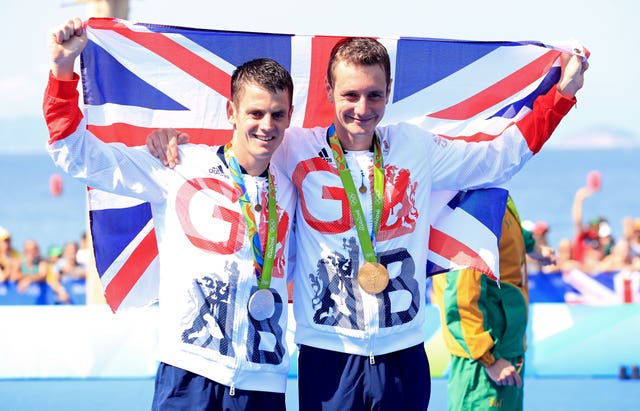 Alistair (right) and Jonny Brownlee won gold and silver medals in Rio