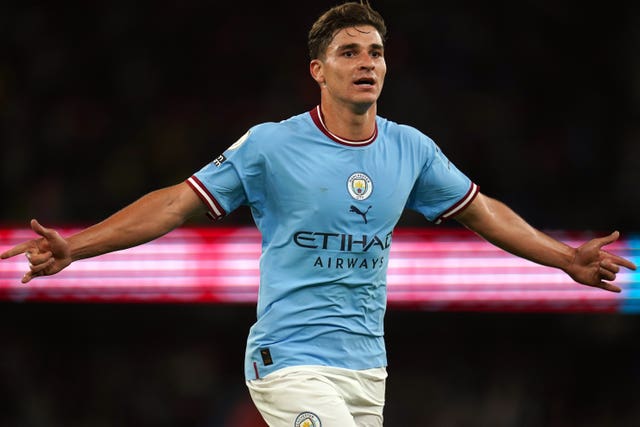 Julian Alvarez added late gloss to the scoreline