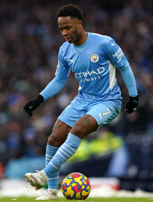 Raheem Sterling performs a step-over against West Ham