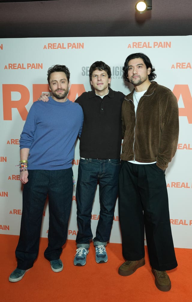 A Real Pain photo call