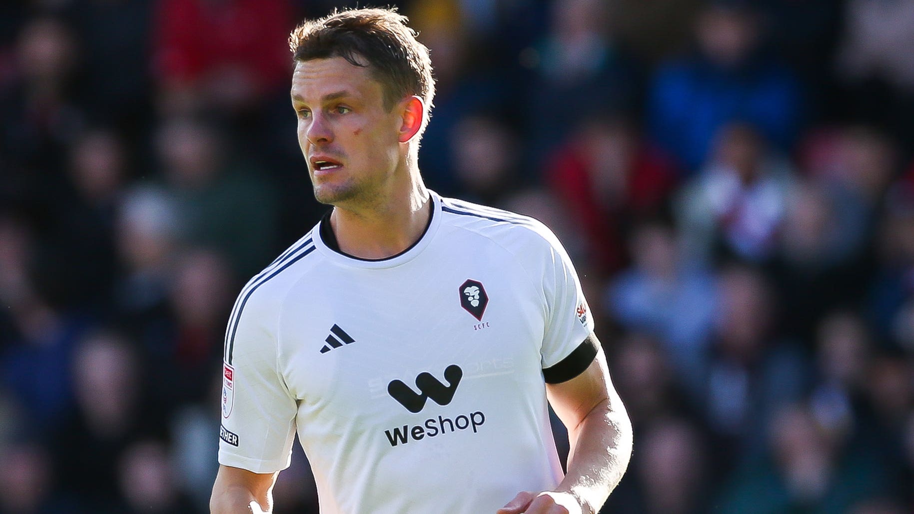 Matt Smith hit a hat-trick for Salford (Barrington Coombs/PA)