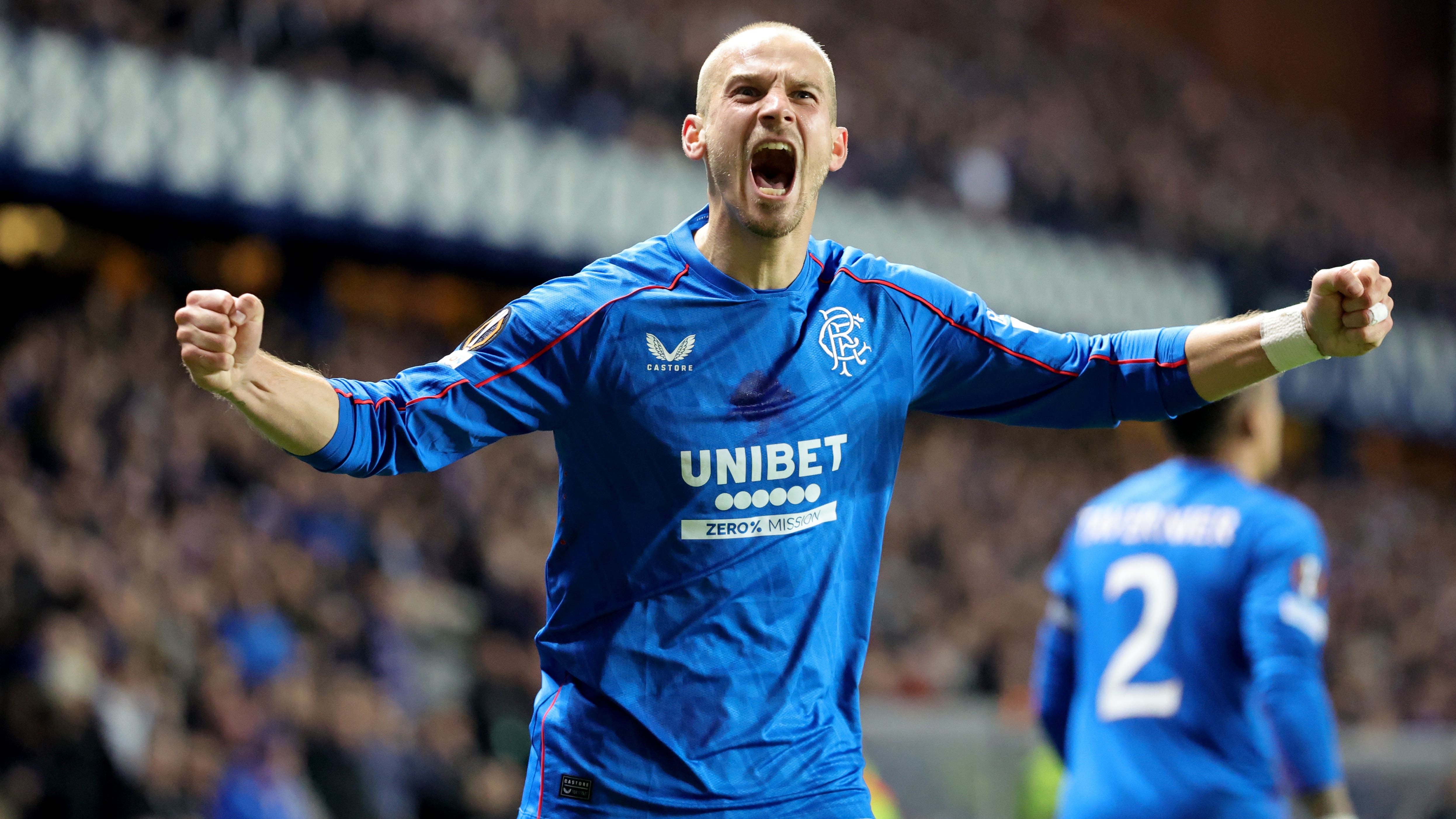 Vaclav Cerny celebrates (Steve Welsh/PA)