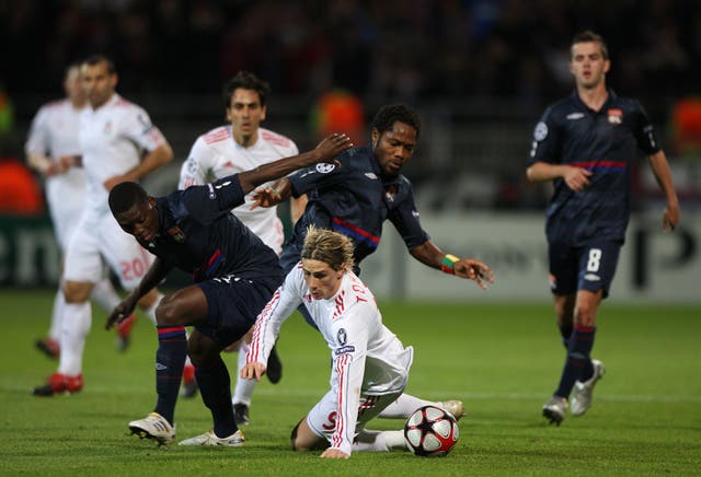 Lyon faced Liverpool in the Champions League in 2009