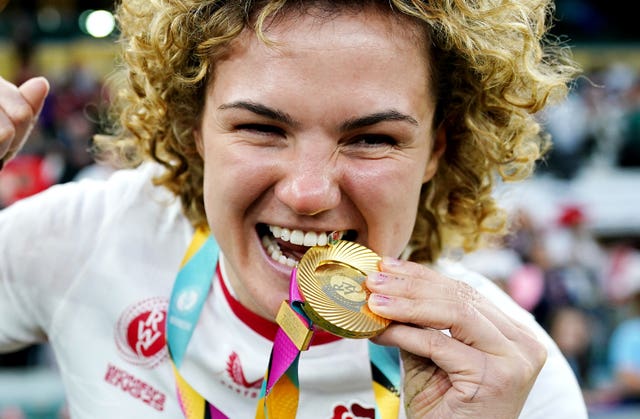 Ellie Kildunne who is one of World Cup-winning Red Roses England rugby squad (