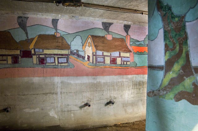 The air raid shelter in Surrey 