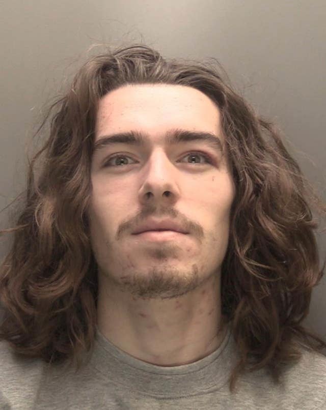 Connor Chapman, 23, who has been found guilty of the murder of Elle Edwards 