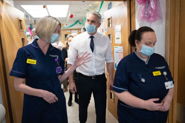 Steve Barclay visit to King’s College University Hospital