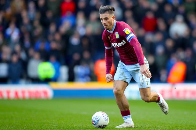 Aston Villa’s Jack Grealish was attacked by a fan during his side's derby at Birmingham 