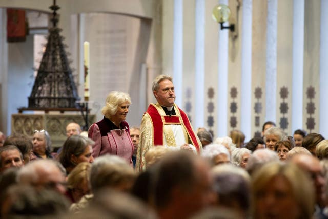 The Duchess of Cornwall gave a reading during the Brooke's Christmas Carol service. Heathcliff O’Malley/Daily Telegraph