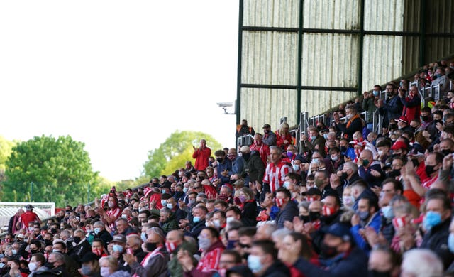 Lincoln City fans