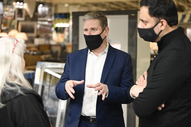 Labour leader Sir Keir Starmer criticised the national insurance rise during a visit to Glasgow