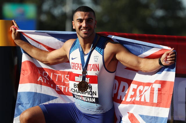 Adam Gemili competes for Great Britain in 100m, 200m and in the 4x100m relay