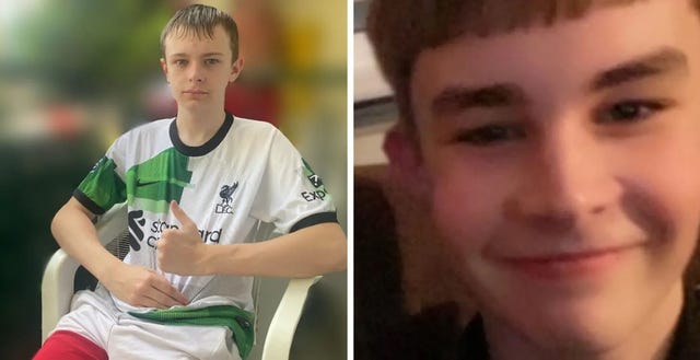 Mason Rist, 15, and 16-year-old Max Dixon (right) were murdered by Antony Snook and four teenagers (Avon and Somerset Police/PA)