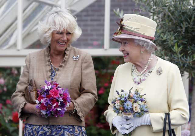 The Queen and Camilla 