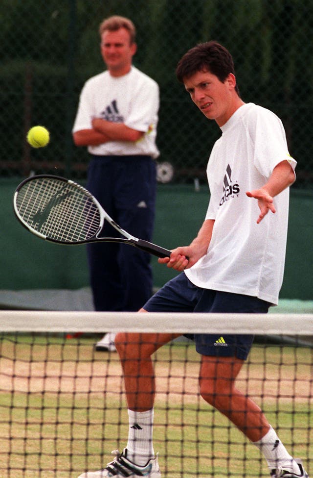 David Felgate, left, previously coached Tim Henman