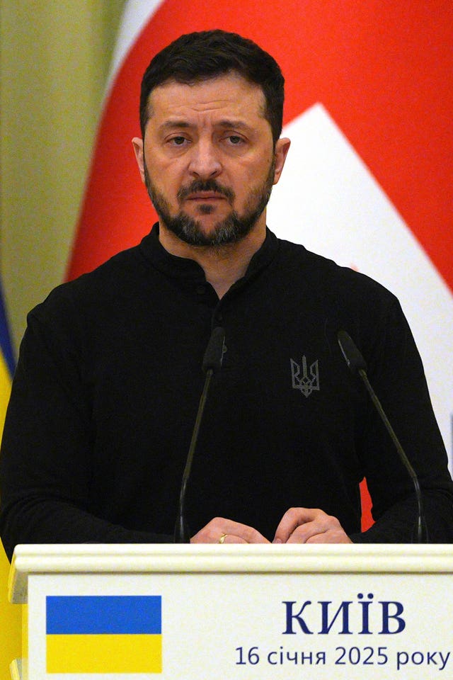 Ukrainian President Volodymyr Zelensky