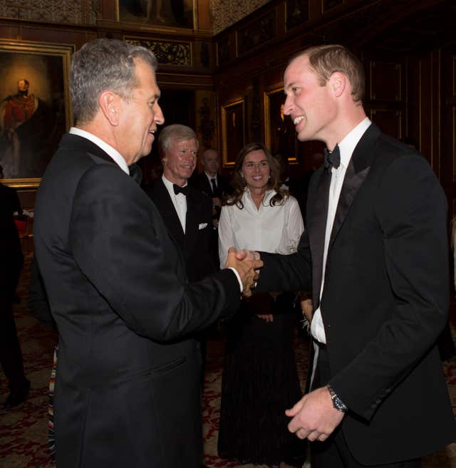 The Duke of Cambridge with Mario Testino