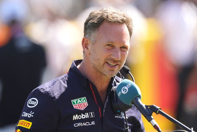 Christian Horner was summoned to the stewards after a pre-race television interview.