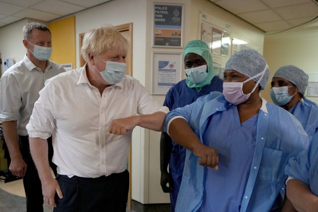 Boris Johnson visit to medical centre – Surrey