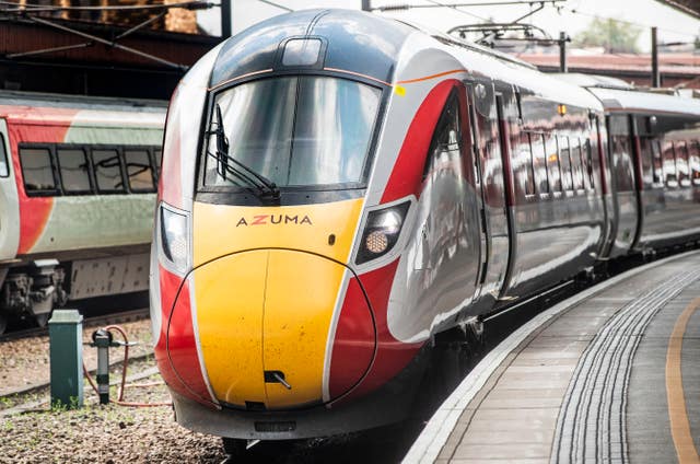 A London North Eastern Railway train