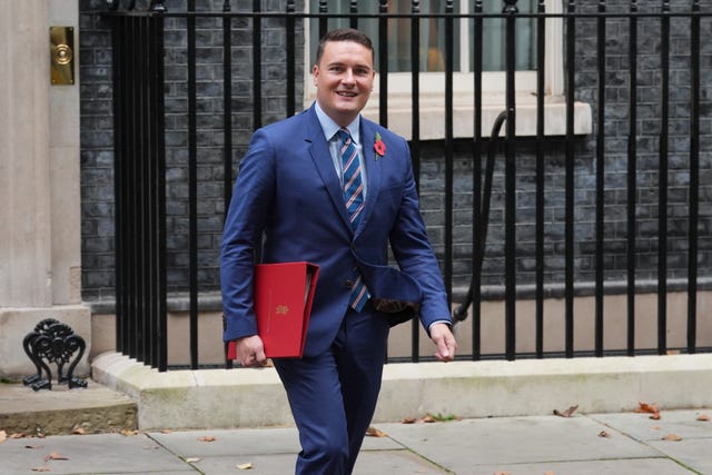 Health Secretary Wes Streeting