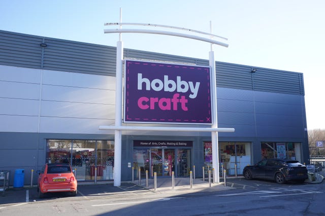 A Hobbycraft store 