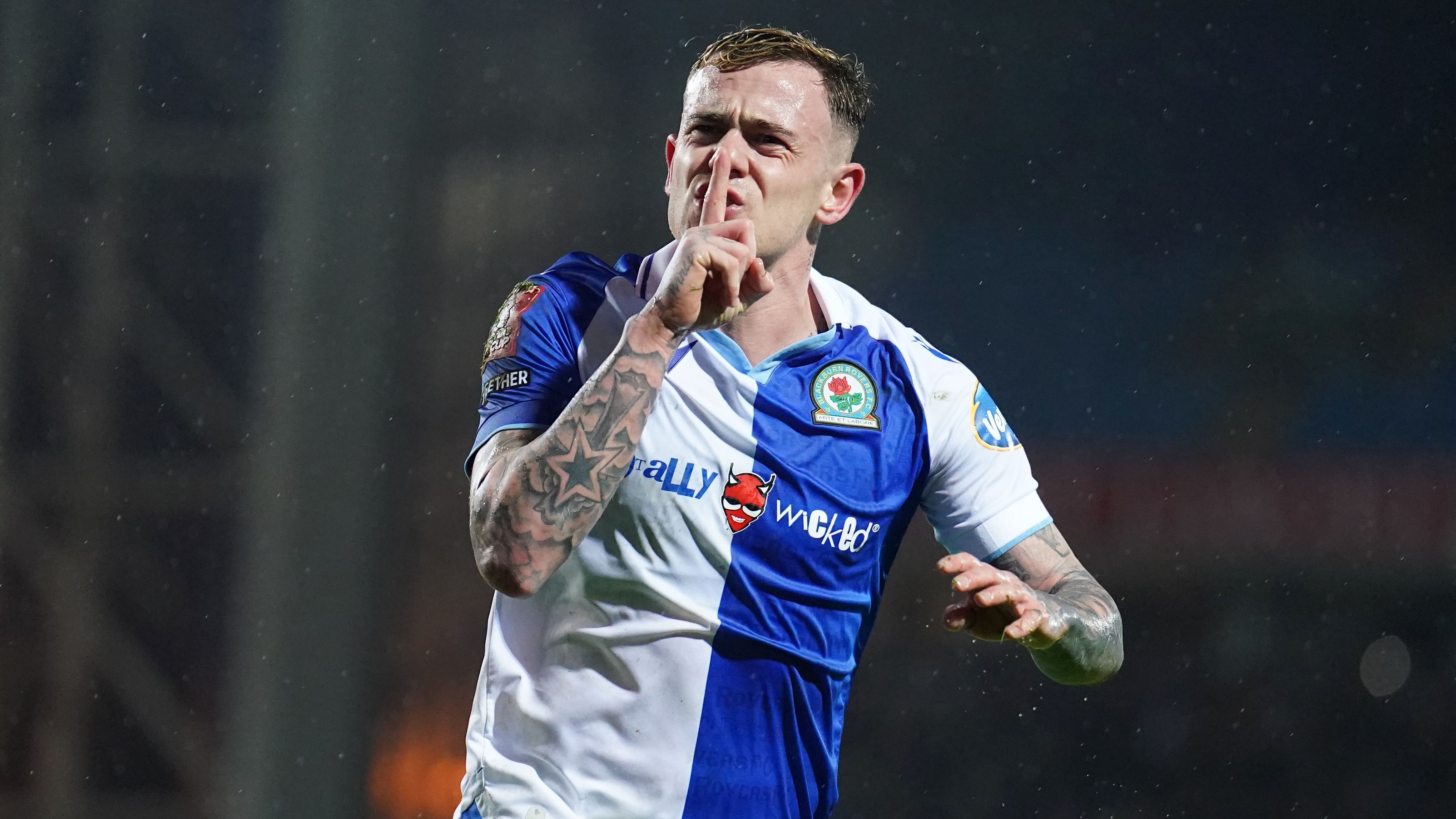 Blackburn forward Sammie Szmodics scored a brace against Wrexham (Mike Egerton/PA)