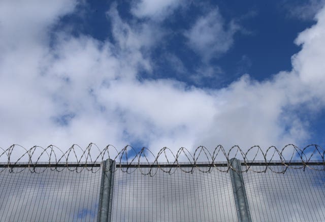 A prison fence