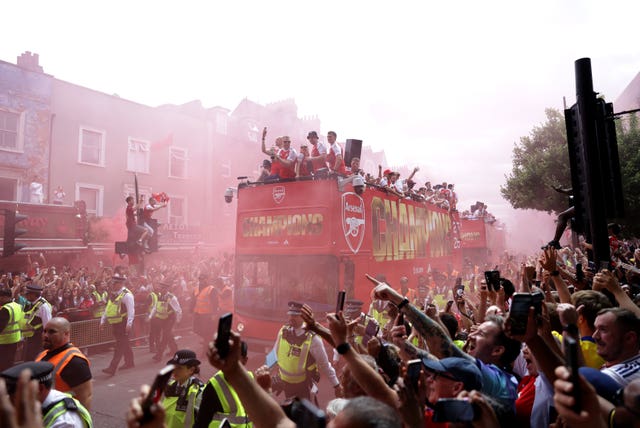 Arsenal Premier League Winner's Parade