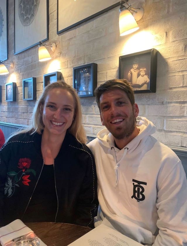 Louise Jacobi with Cameron Norrie