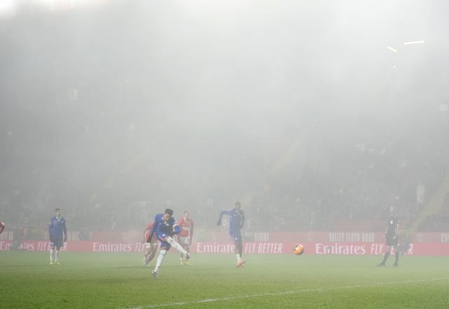 Enzo Fernandez scores