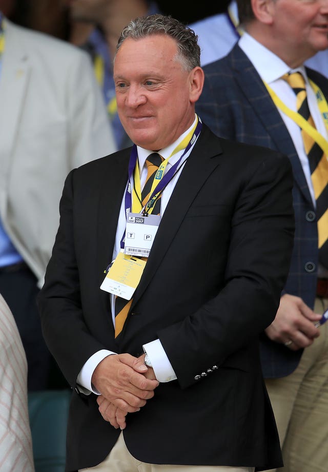 Wasps owner Derek Richardson 