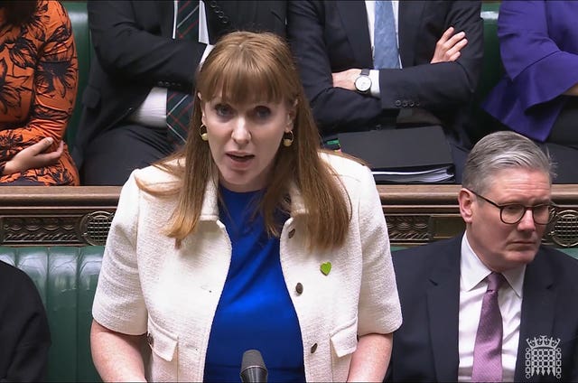 Deputy Prime Minister Angela Rayner