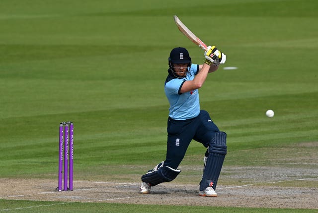 Jonny Bairstow in ODI action for England.