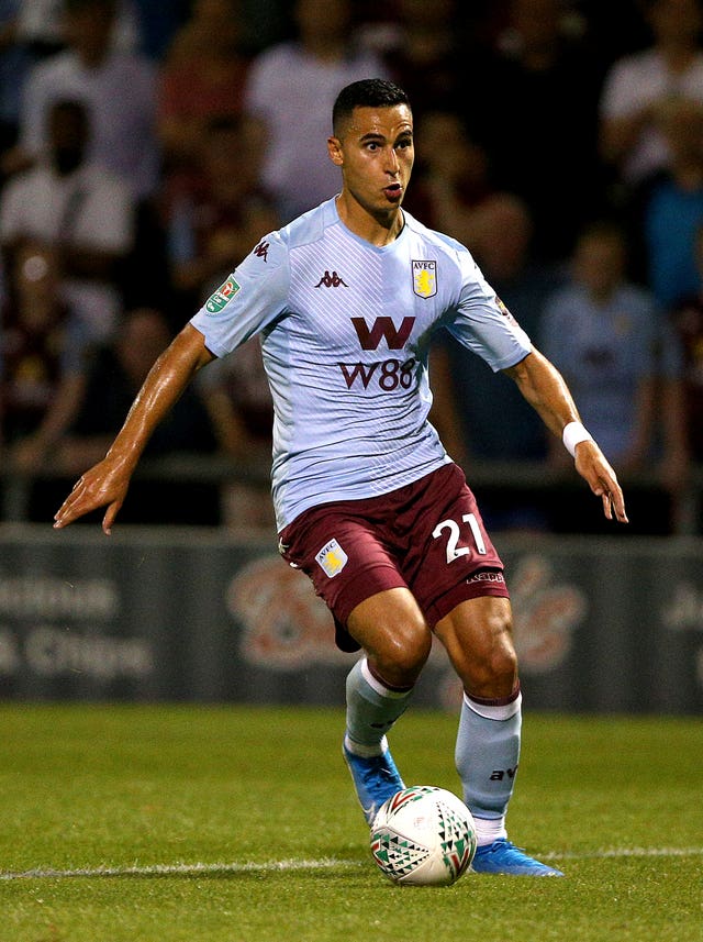 Anwar El Ghazi squared up to team-mate Tyrone Mings