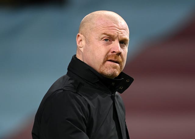 Dyche's men face Newcastle away in the Carabao Cup on Wednesday (Michael Regan/PA).