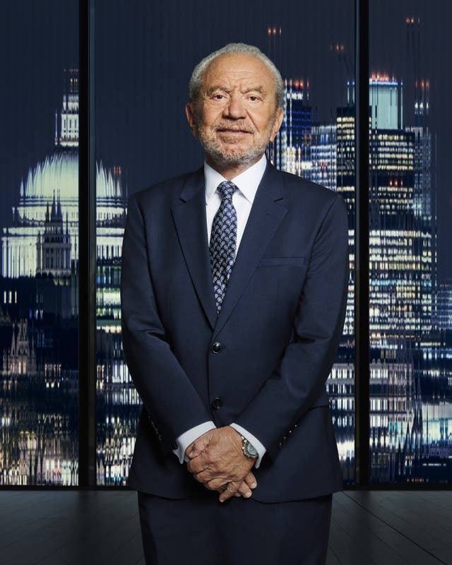 Lord Sugar, who fronts the latest series of The Apprentice