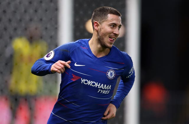 Eden Hazard struck twice for Chelsea 