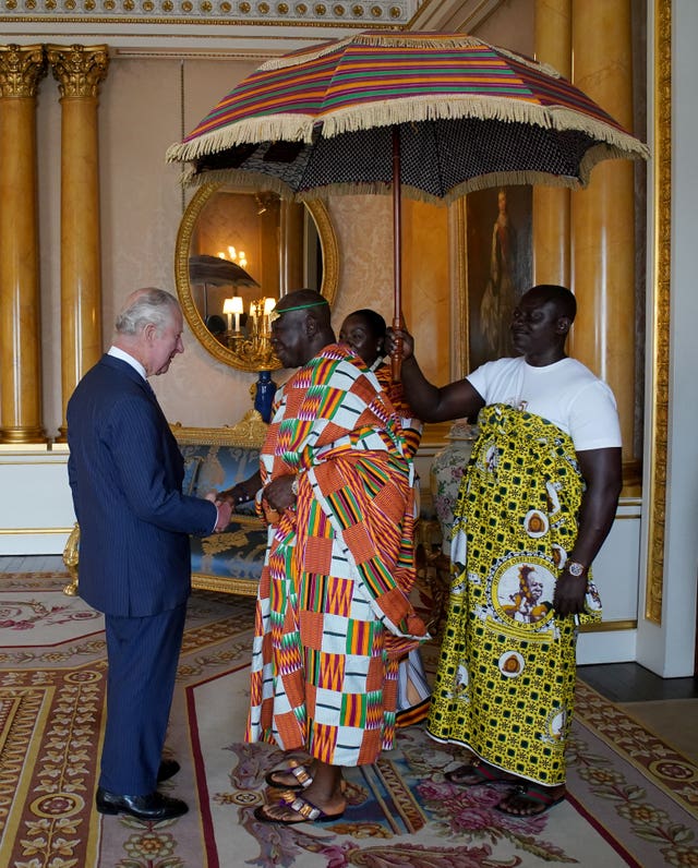 Audience at Buckingham Palace