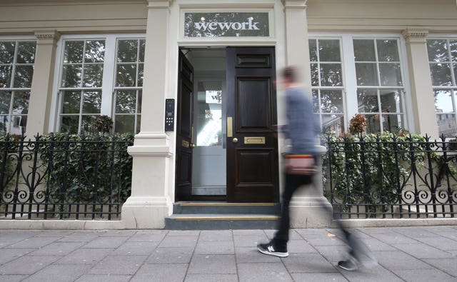 A WeWork site in Soho Square,London