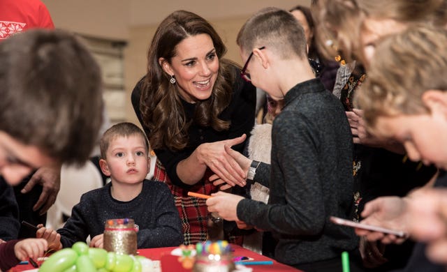 Duke and Duchess of Cambridge host Christmas party for RAF families