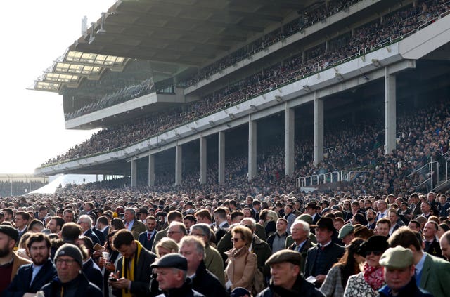 The stands were packed for the 2020 Cheltenham Festival 