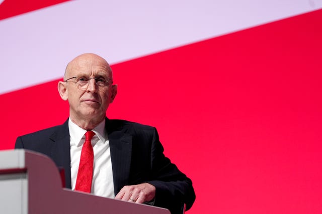 Defence Secretary John Healey at the 2024 Labour Party conference