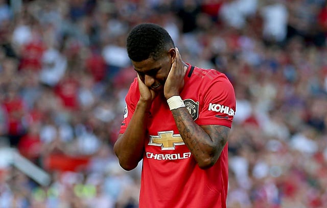 Marcus Rashford was racially abused on Twitter after missing a penalty against Crystal Palace