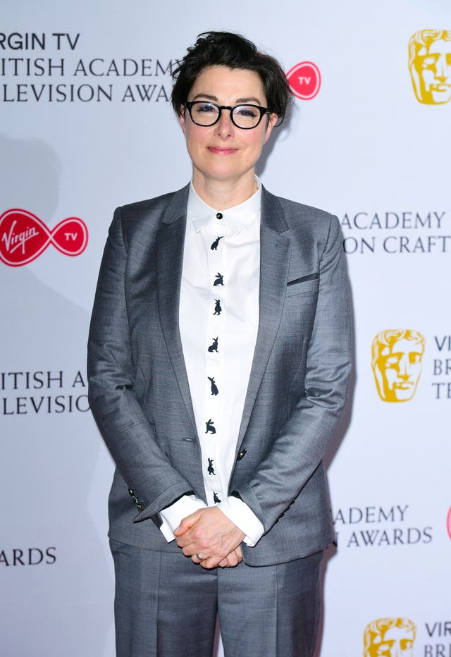 Sue Perkins hosted the Baftas (Ian West/PA)