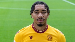 Theo Bair scored twice for Motherwell (Jeff Holmes/PA)