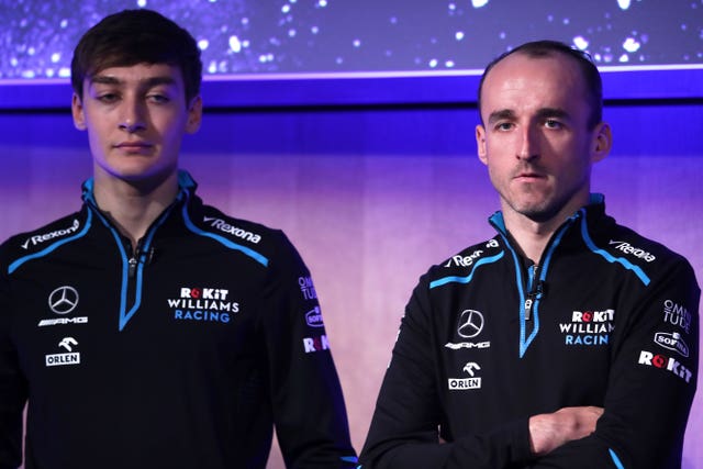 Russell will be partnered by Robert Kubica, who is making his F1 return 